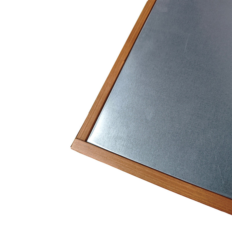 Banc de rempotage avec armoire de rangement et plateau de table en métal, Brun