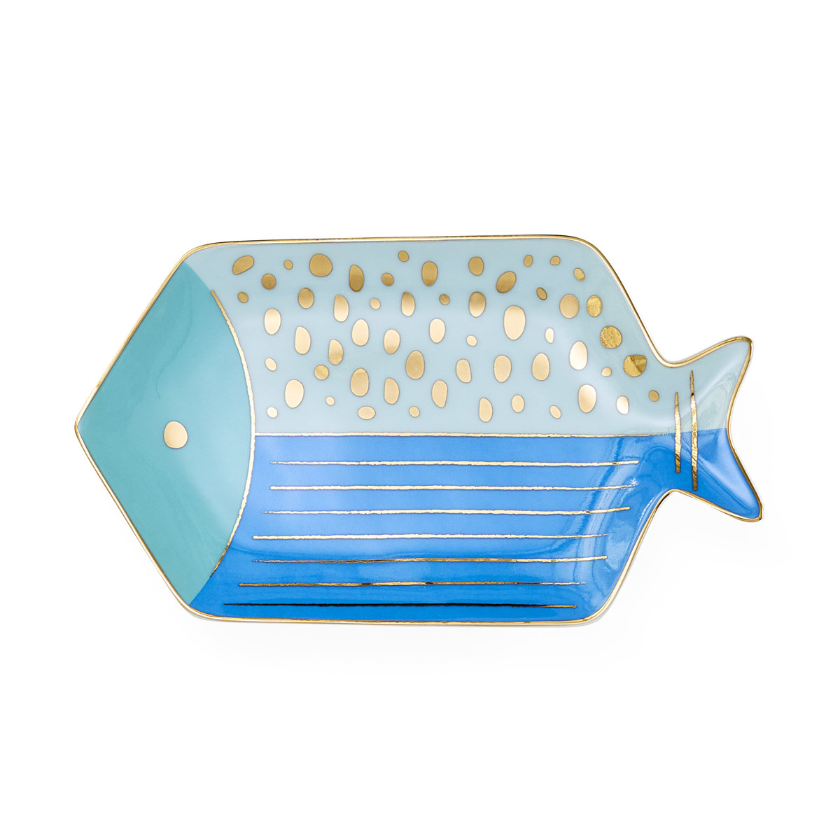 Jonathan Adler School Of Fish Square Tray | Perigold