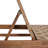 Durable Acacia Wood Outdoor Rope Chaise Lounge, Adjustable Patio Chairs For Ultimate Relaxation And Style-1075042287