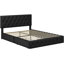 Upholstered Bed Frame with Drawer Storage-370691892-380821006