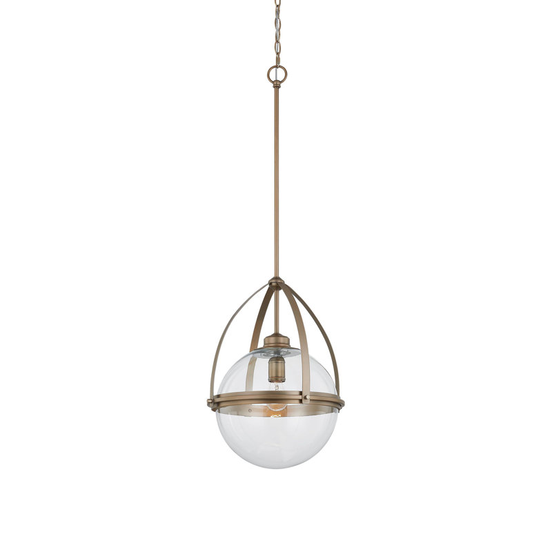 Luminaire suspendu Roosevelt, étain