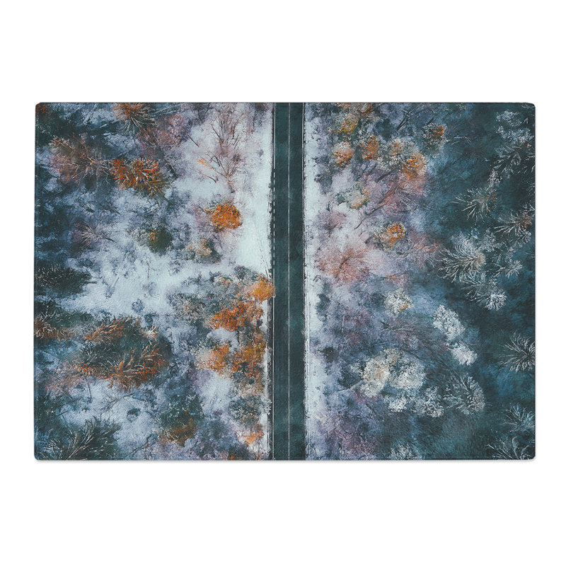Tempered Glass Dividing the Forest Chopping Board, 20 cm x 28.5 cm