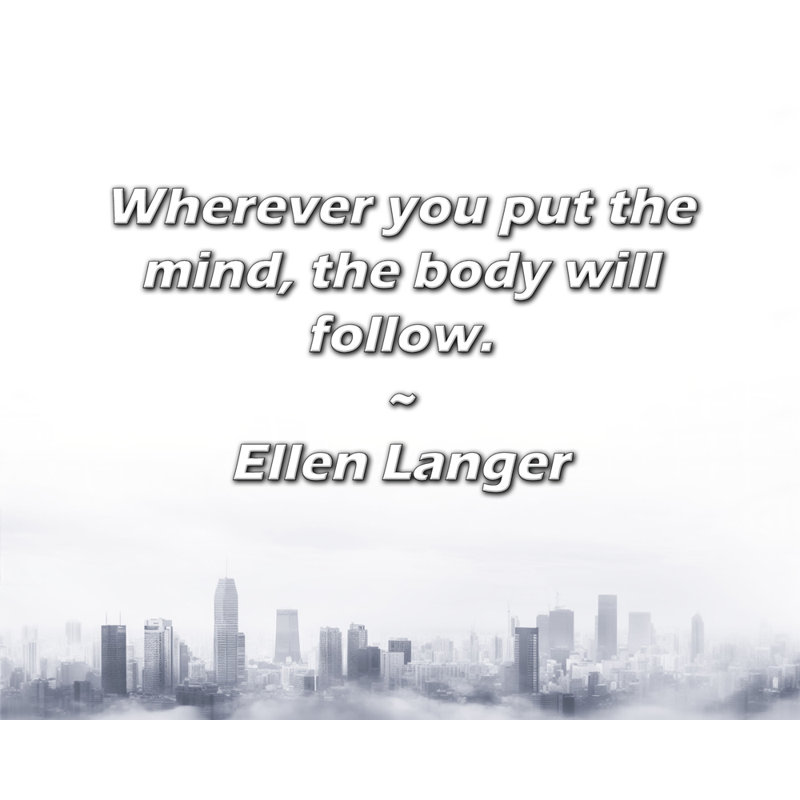 «Artsy Quote» par Ellen Langer, toile tendue avec châssis, H 13 po x l 18 po