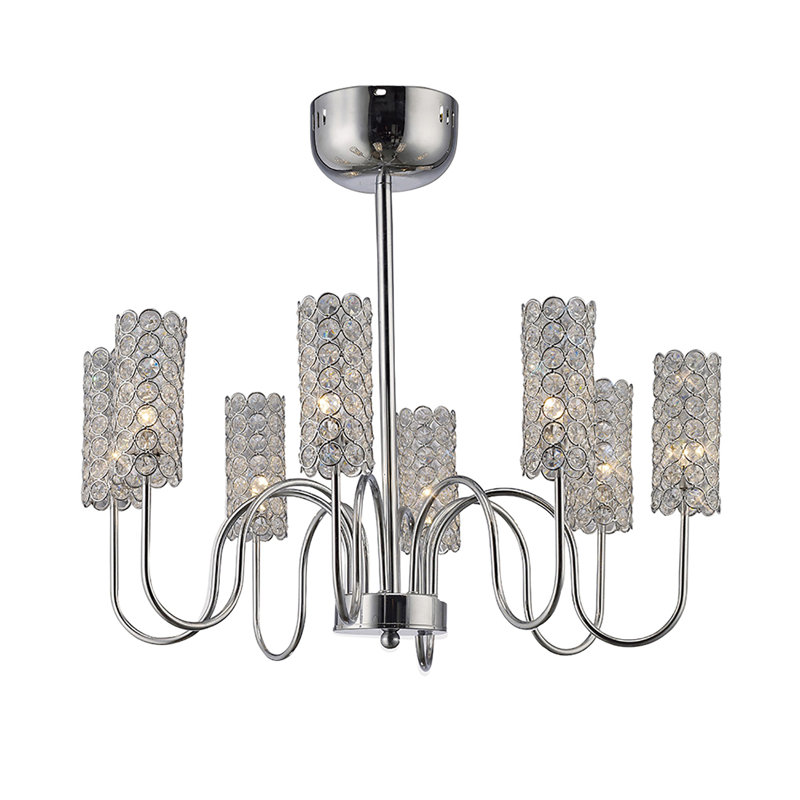 8 - Light Shaded Chandelier