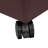 Rolling Faux Leather Storage Ottoman With Reversible Wooden Tray-8369071