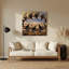 Oiseau gris, art mural gris-1816430416