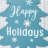 Lighted Happy Holidays Christmas Tree With Cable Knit Texture Wall Art - 12"