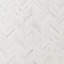 Carreau de mosaïque pour plancher et mur en marbre poli 11 po x 11,61 po Bond Tile-86644354