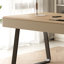 Bureau rectangulaire en bois manufacturé brun-1424688555