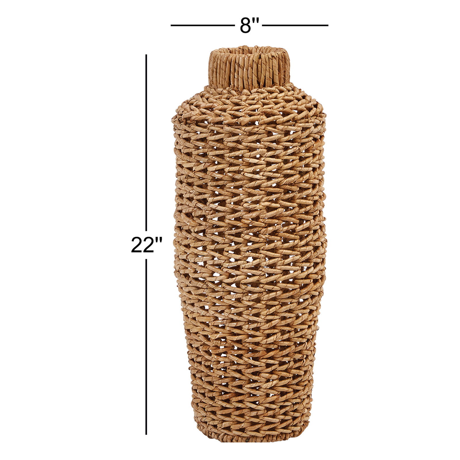 Cenedra Table Vase, 22" H x 8" W x 8" D