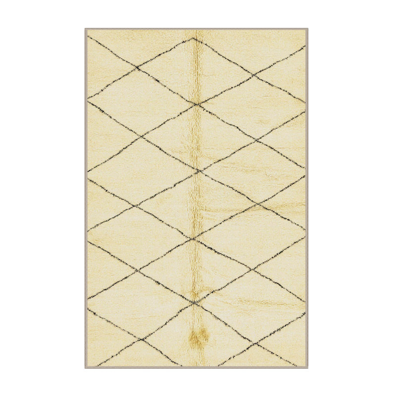 Tapis abstrait moderne 2931, Rectangle de 5 pi x 8 pi