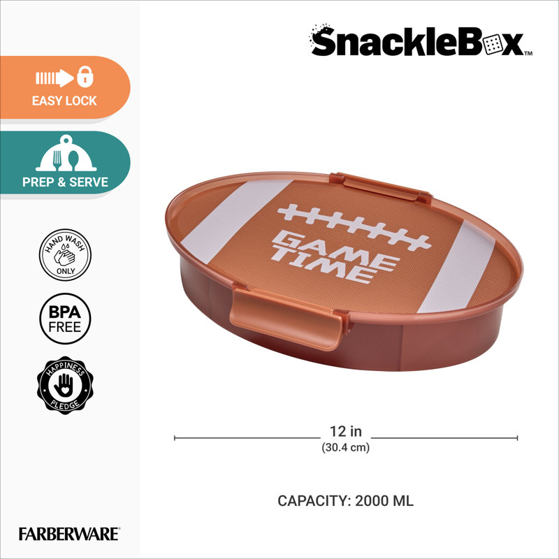 Farberware SnackleBox Mini Football