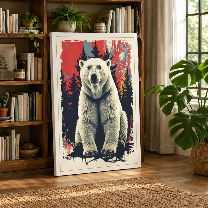 Confrontation Modern - Wrapped Canvas, 24x16 - 61.0 x 40.6 cm, Sage Border