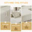 Ensemble de canapé modulaire rembourré modulaire en L 108 po avec 6 coussins Modern Chenille-1498230353-1498230355