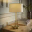 Cifuentes Black Fabric Drum Lamp Shade Matte Black Bobbin Bobble Table Lamp and Bulb-353296258-353296316-353296259
