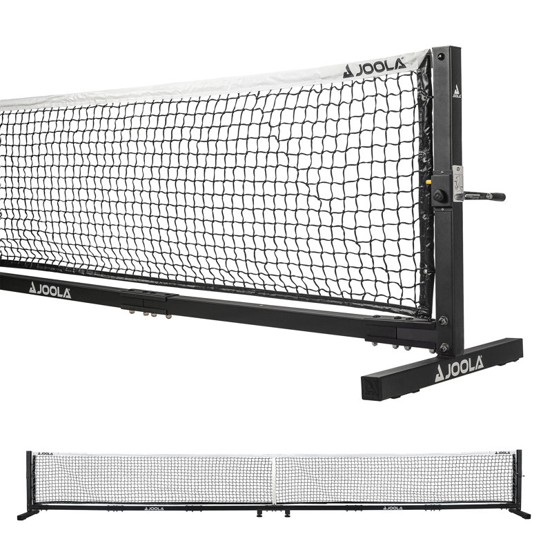 Filet de pickleball JOOLA Pro - Filet de pickleball extérieur - Filet de pickleball fixe avec câble en acier