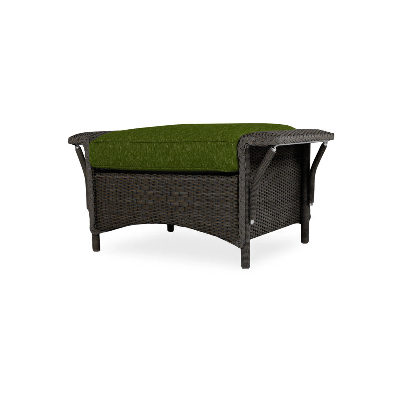 Nantucket Outdoor Ottoman, Sandberg Flax, Mink
