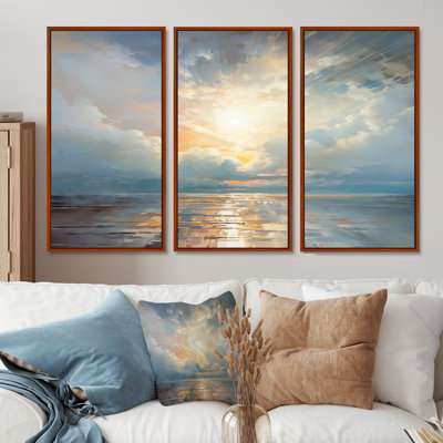 Rouleau - Beach & Ocean Wall Art Living Room Set