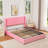 Auxter Full Size Upholstered Bed Frame with 4 Storage Drawers and Storage Wingback Headboard, Velvet Full Platform Storage Bedframe, Mattress Foundation with Wooden Slats Support, No Box Spring Needed, Pink-402897218-402897216