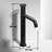 Lotus 16" L x 16" W x 5" H Round White Matte Stone™ Vessel Bathroom Sink with 12" H Faucet