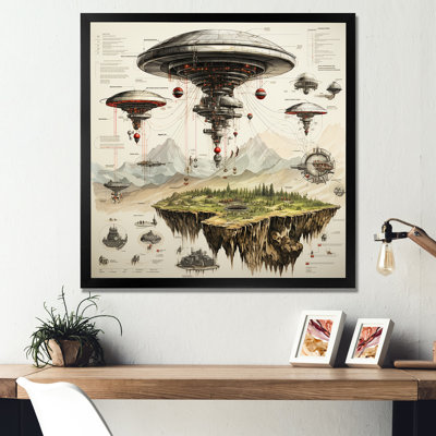 " Diagrammatic Drawing UFOs "