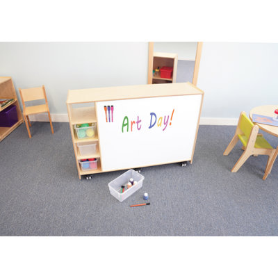 Armoire de salle de classe à 8 compartiments avec plateaux à double face