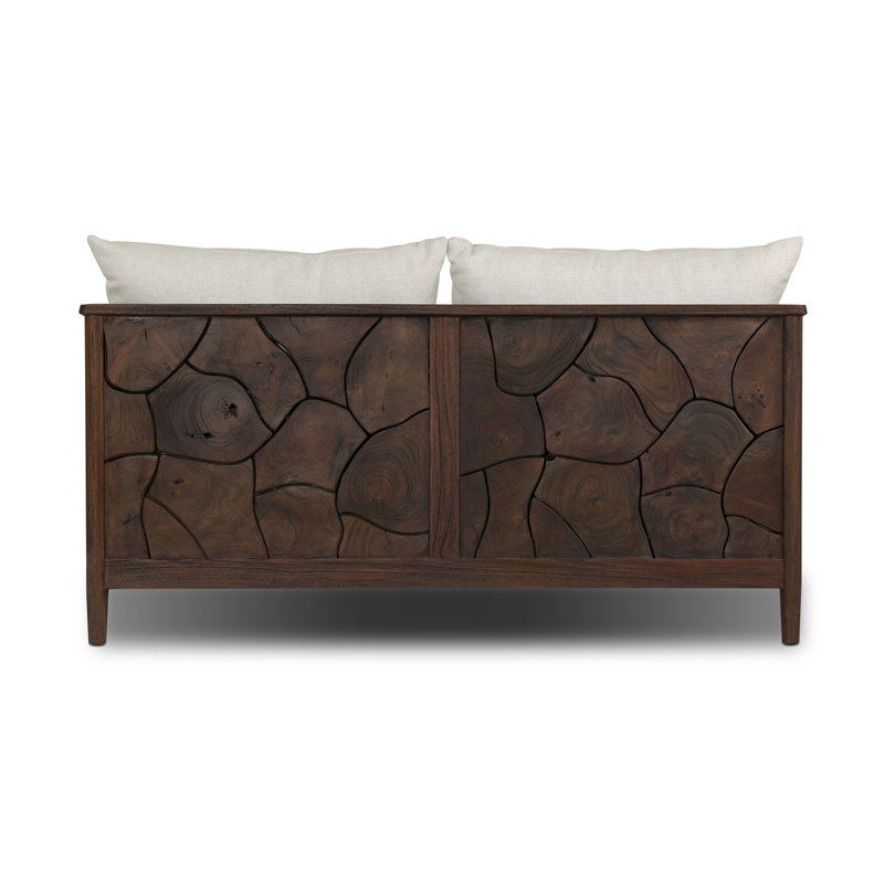 Ridge Outdoor Sofa-58"-Alessi Linen
