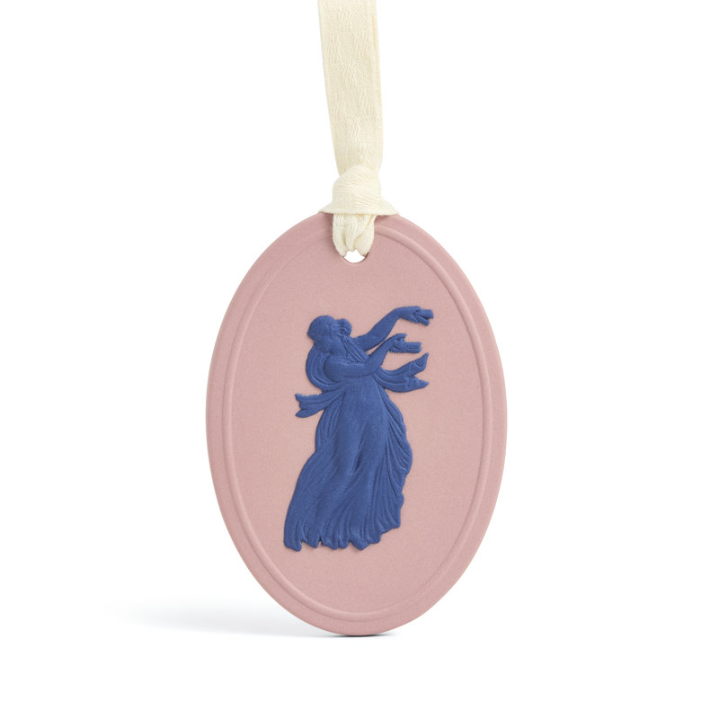 Festive 0.28'' Handmade Stoneware Holiday Shaped Ornament