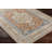 Kissena Machine Washable Oriental Burnt Orange Area Rug-70927538