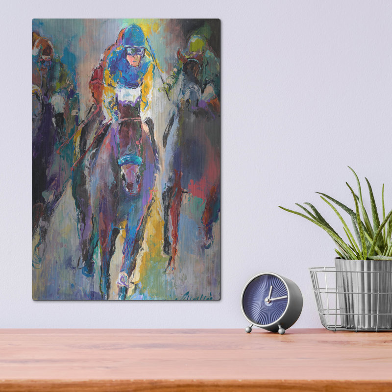 «Jockeys» par Richard Wallich, H 16 po x l 12 po