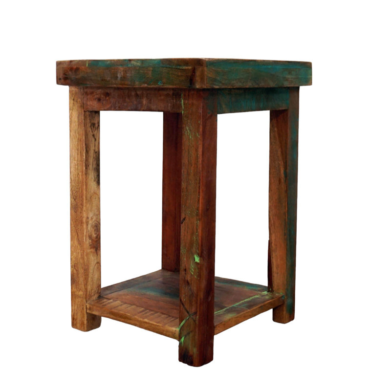 Solid Wood End Table