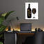  «Bad Wine» par Erin Clark, art mural en verre acrylique, 12 po x 16 po-476144200
