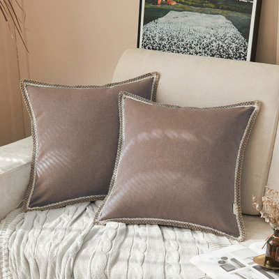 Fringed Pillow Cover