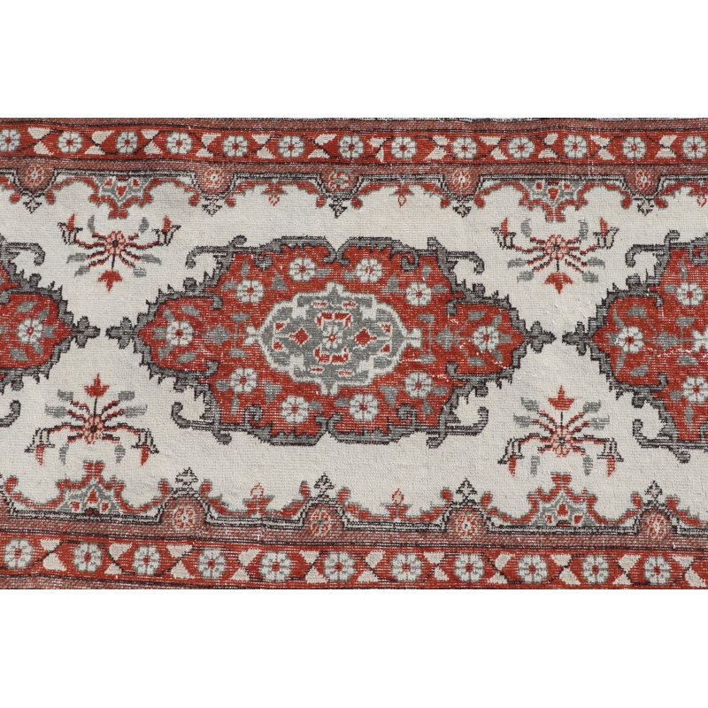 Tapis de couloir turc rétro fabriqué à la main pour la cuisine et le couloir