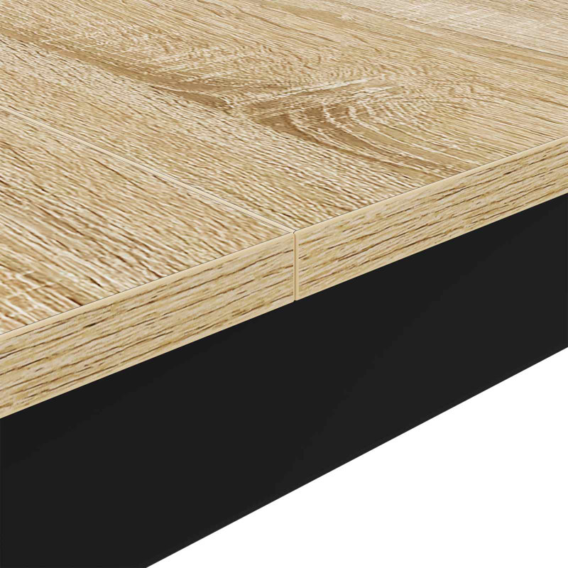 Standing Bar Table Engineered Wood, 105cmH x 150cmL x 80cmW, Oak