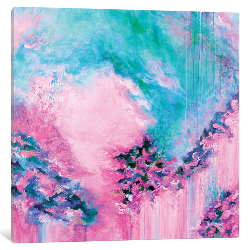 Sunshine Lollipops II Painting Print on Wrapped Canvas, 37" H x 37" W x 1.5" D