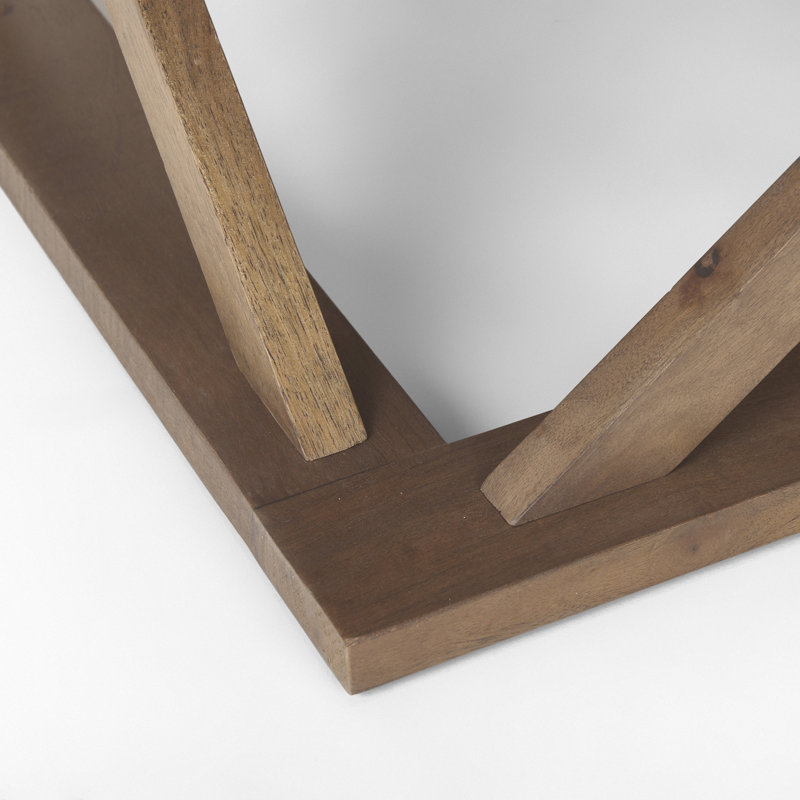 Table basse Meggett, Brun moyen