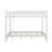 Wood Queen Size Bunk Bed With Ladder-1612624274