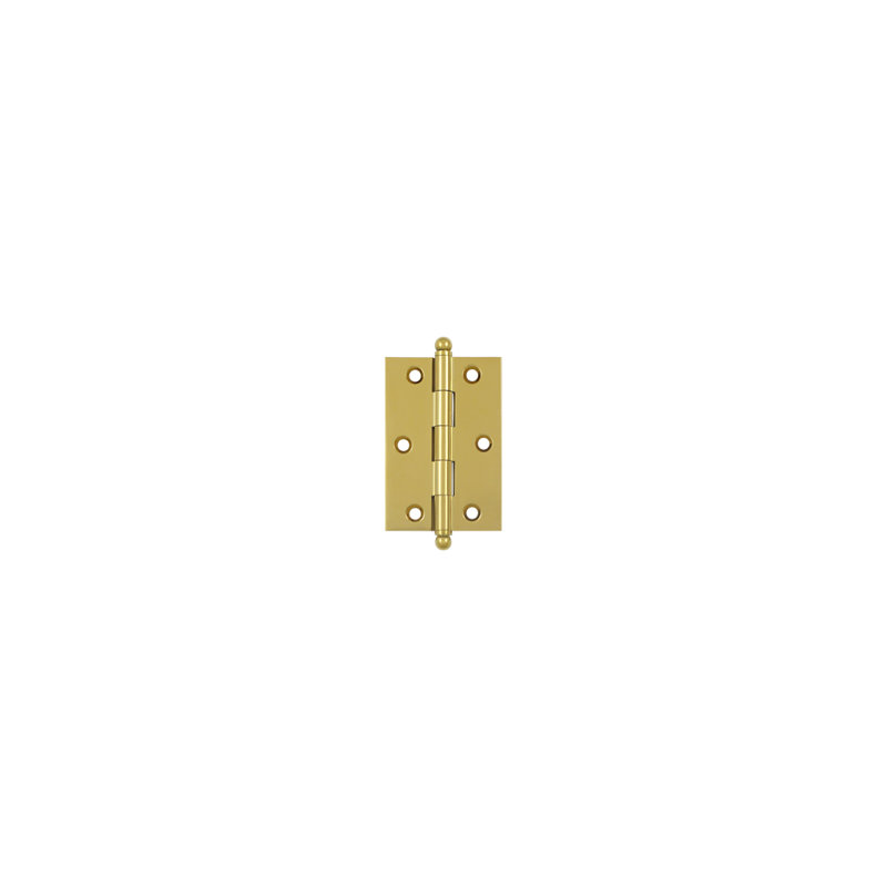 3'' x 2'' Butt Bearing Hinge, PVD Polished Brass