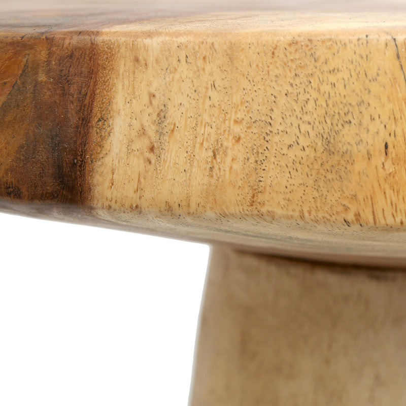 Nellda Solid Wood End Table, Brown