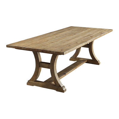 Barger Pine Solid Wood Base Dining Table