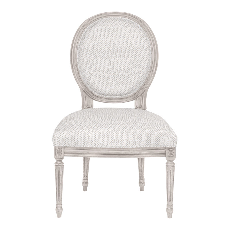 Chaise d'appoint Genevieve, Perigold Elements - sable blanc, Gris tourterelle