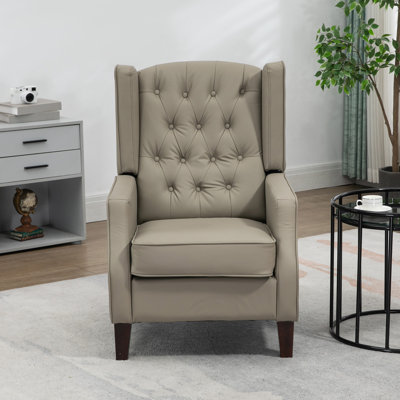Haridutt Faux Leather Armchair