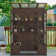 57.9" W x 28.5" D Wooden Greenhouse with Openable Roof and Lockable Door