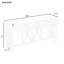 Console en placage d'acacia avec 4 tiroirs et base en X Anlen-114733109
