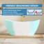  Baignoire de trempage autoportante L 60 po x l 28,74 po en blanc lustré 100% acrylique vierge pur avec drain et trop-plein intégré