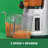 Omega Wide Mouth Vertical Cold Press Juicer, in Silver