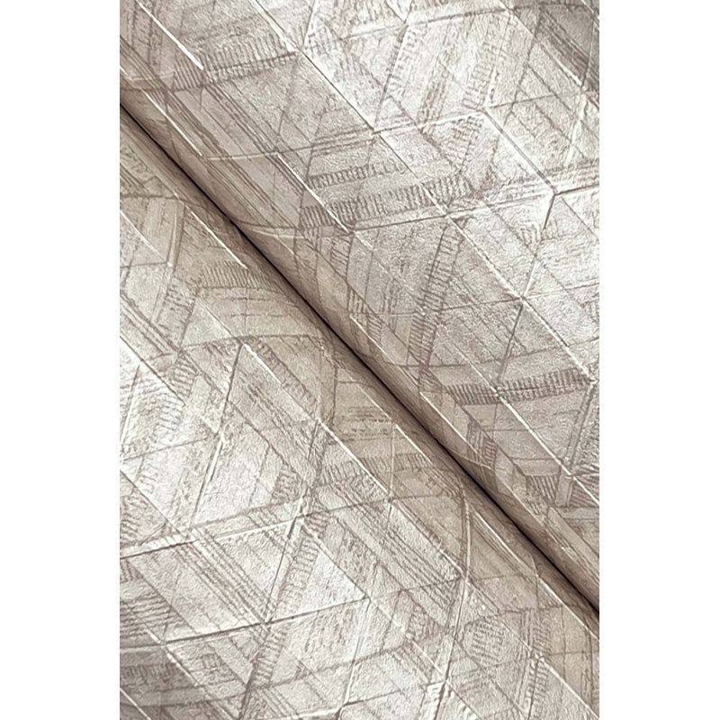 Rune Abstract Wallpaper Roll, Chestnut