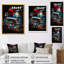 Red and Silver Retro Rides II - Retro Car Wall Art Living Room-1013999810-1013999813