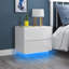 Lanie 55cm W Manufactured Wood Bedside Table